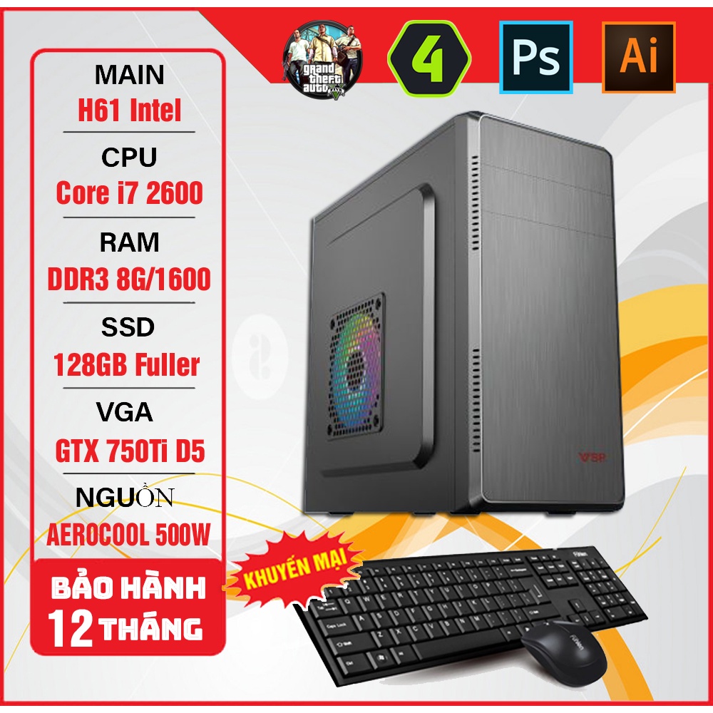 PC Chiến Gaming i7 Siêu Rẻ - Cấu Hình 1 | BigBuy360 - bigbuy360.vn