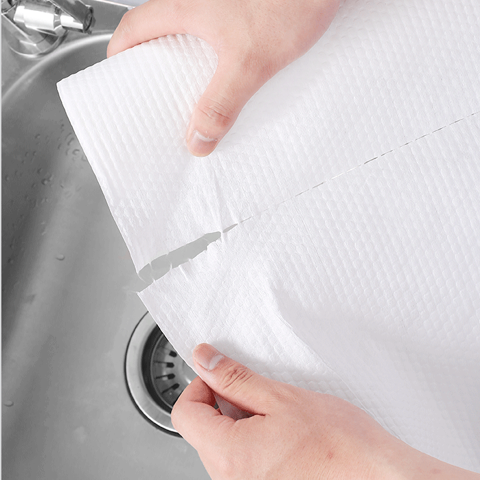 (Hàng Mới Về) Cuộn 50 Khăn Lau Bằng Vải Không Dệt Sử Dụng Một Lần Tiện Lợi