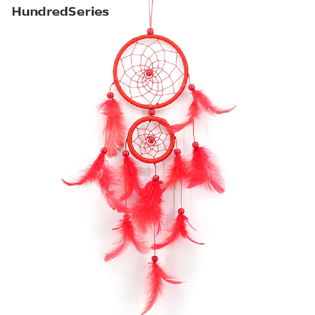 Feather Dream Catcher Wind Chimes Car Interior Home Wall Dreamcatcher Ornament [new]