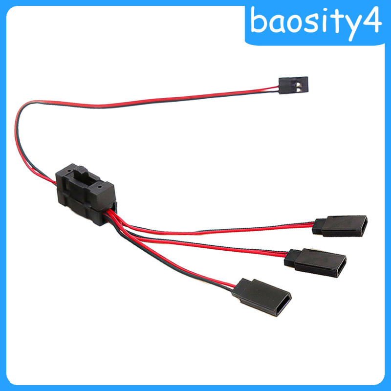 [baosity4]4 Way 1 to 3 Y Harness Wire LED Light Control On Off Switch RC Truck Boat