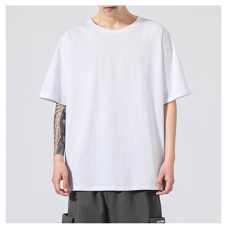 Áo thun Unisex TF4.0 Basic Tee phông trơn nam nữ tay lỡ oversize form rộng nhiều màu