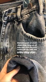 Quần Jeans Culottes dài
