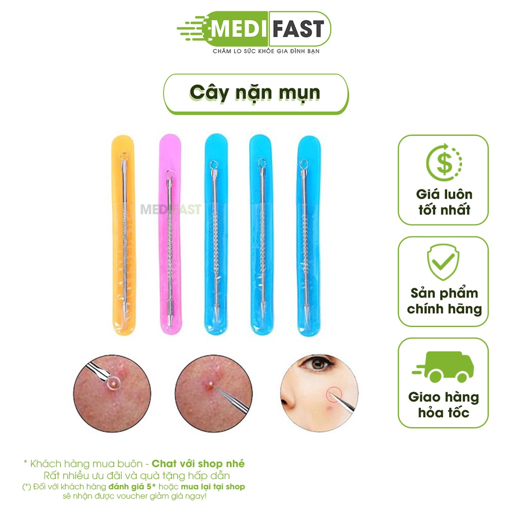 Cây nặn mụn - nặn mụn đầu đen và các loại mụn - Hàng chất lượng