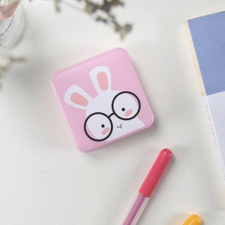 Sạc dự phòng mini hình thỏ đeo kính cute