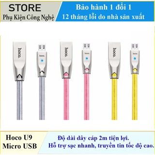 Cáp sạc micro usb hoco u9 dài 2m