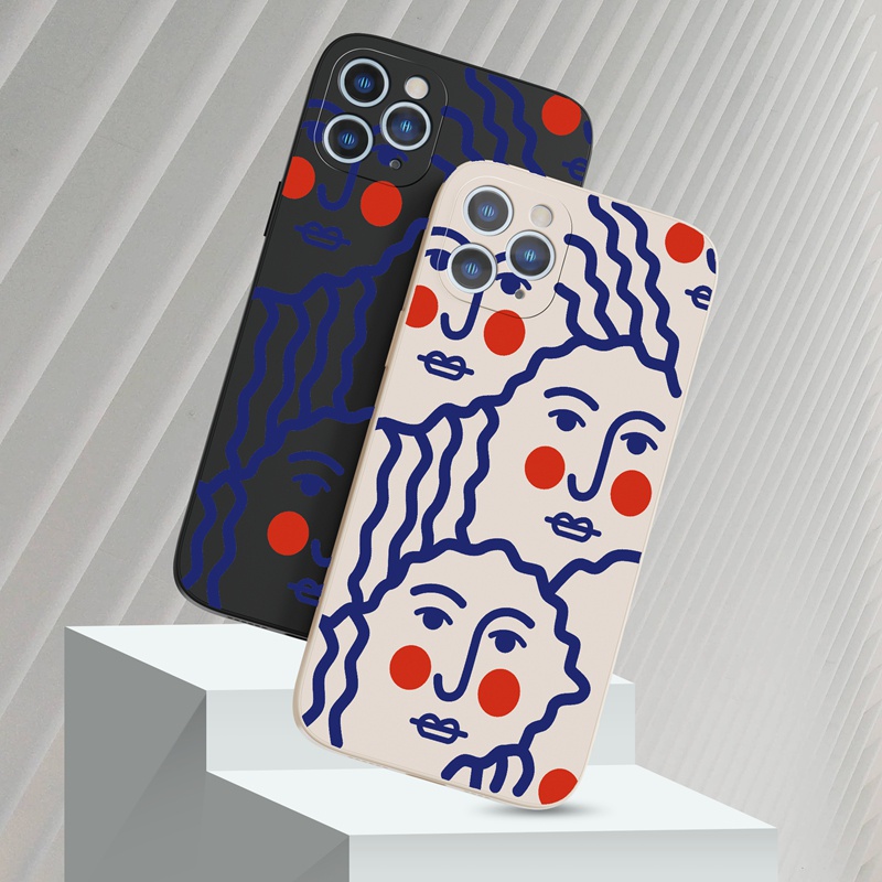 Ốp lưng iphone Ốp điện thoại Suntaiho cho iPhone 13 12 11 Pro Max X XR Xs Max 7 8 Plus 12mini 13mini silicon họa tiết ảnh trừu tượng