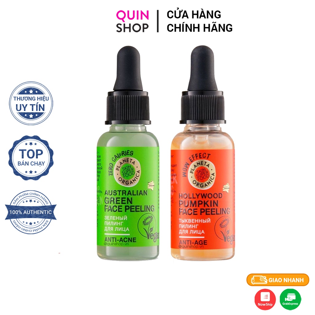 Tẩy Da Chết Hóa Học Planeta Organica Face Peeling