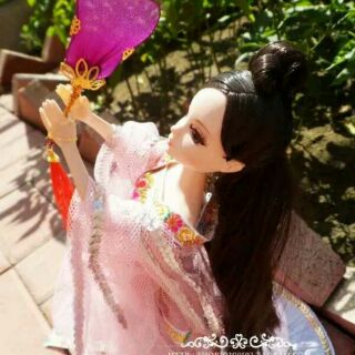 Quạt cổ trang cho búp bê