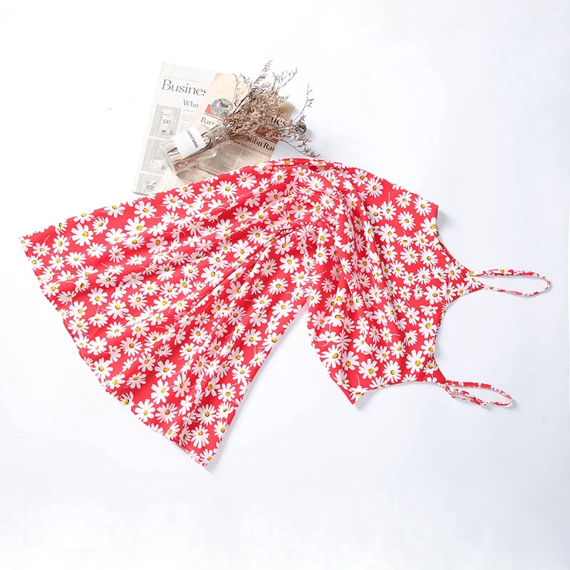 Đầm Chiffon Chữ A Hở Vai Phong Cách Hàn Quốc | BigBuy360 - bigbuy360.vn