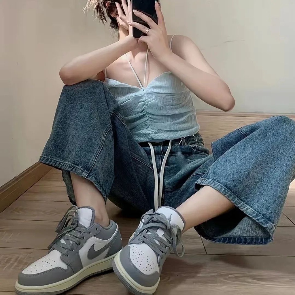 Giày nam nữ Nike Air Jordan 1 Low Vintage Grey chính hãng 100%