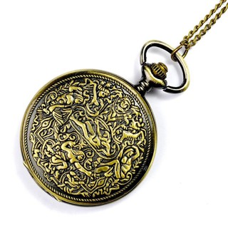 T01 Đồng hồ quả quýt mặt chữ số tặng kèm pin