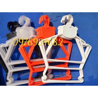 Móc Nhựa Treo Quần Áo 20 Chiếc Bộ Bé Trẻ Em 1-3 Tuổi