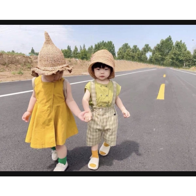 Dép bánh mì quai sau siêu dễ phối đồ cho bé trai và bé gái