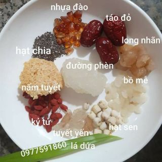 Sét nguyên liệu chè dưỡng nhan