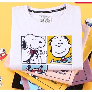 Áo thun Oversize Nam Nữ SNOOPY 70th