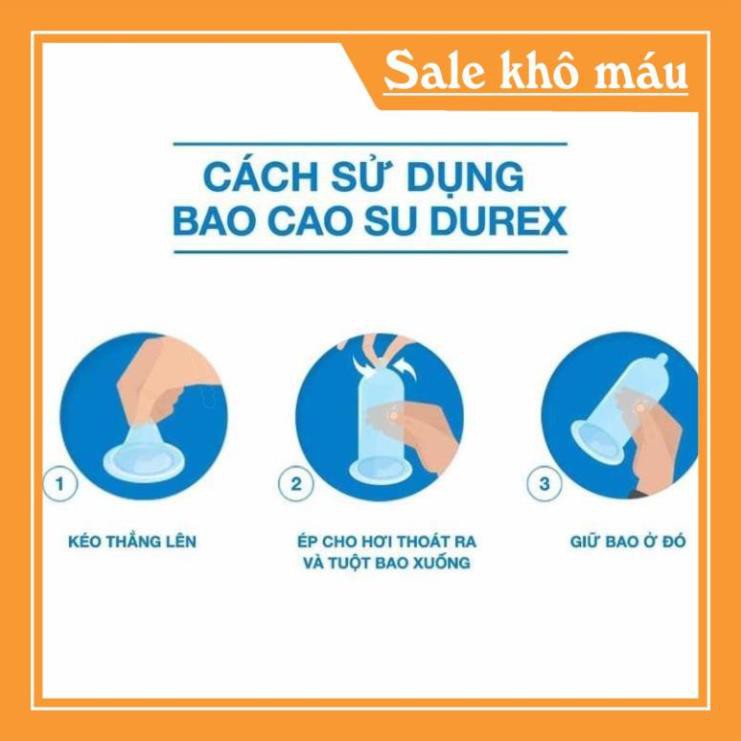 [Giá Tốt-Chính Hãng]Bao cao su Durex Fetherlite 12 bao siêu mỏng ( mỏng tựa bông hồng ) Love