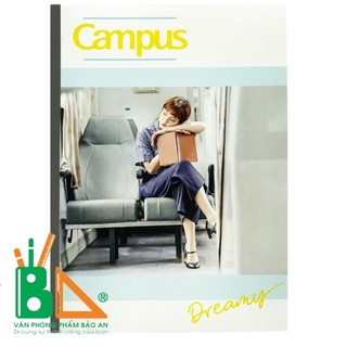 Vở A4 Campus Dreamy 200 trang-dòng kẻ ngang có chấm Được làm từ chất liệu giấy ngoại nhập chất lượng