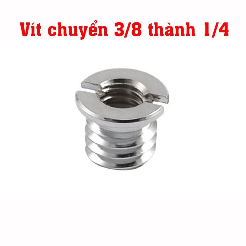 Ốc chuyển đổi ren cái 1/4 qua ren 3/8