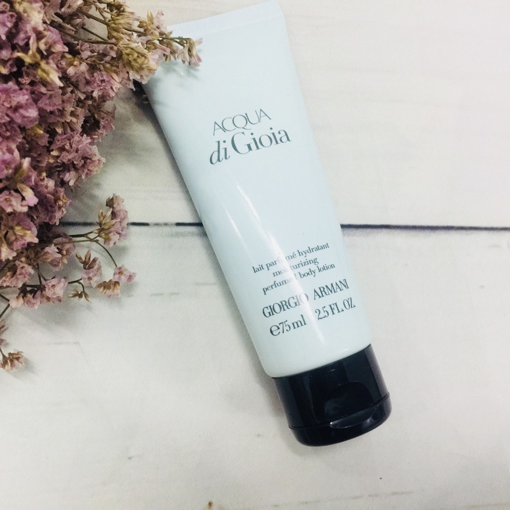 Dưỡng Thể Nước Hoa Giorgio Armani Acqua Di GioiA Perfumed Body Lotion 75ml Chính Hãng