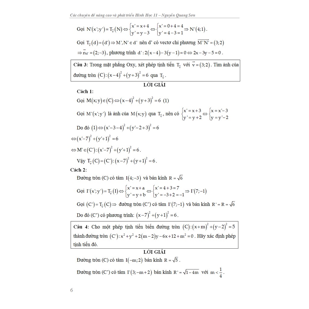Sách - Các Chuyên Đề Nâng Cao Và Phát Triển Hình Học 11