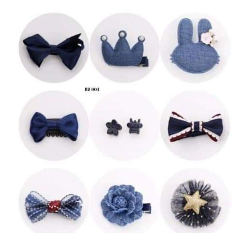 Set 10 kẹp tóc băng đô cho bé gái,,,