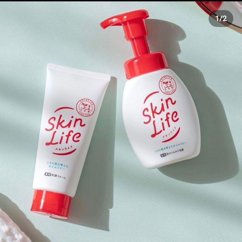 Sữa Rửa Mặt Tạo Bọt Ngừa Mụn Skinlife Cow Facial Foam (Tuýp 130g)