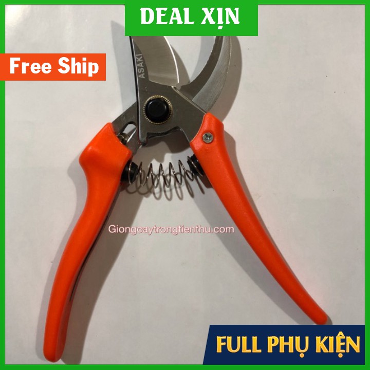(HÀNG CAO CẤP C45) KÉO CẮT TỈA CÀNH CÂY ASAKI NHẬT