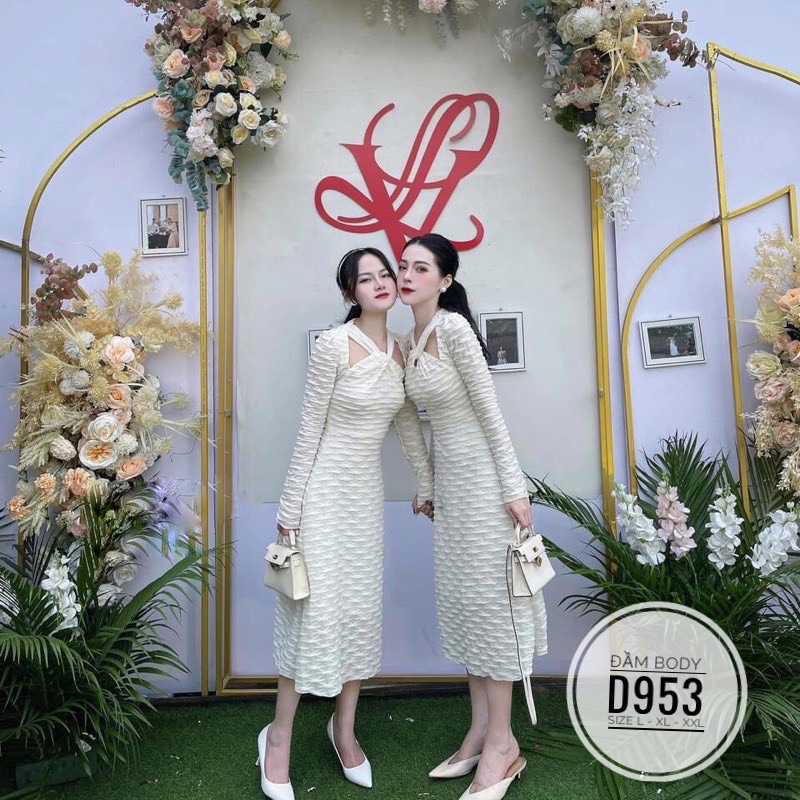 BIGSIZE NHUNG LÊ Đầm body D953