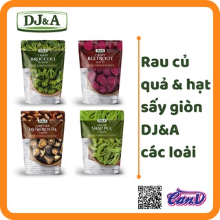 (Nhiều loại) Rau củ quả & hạt sấy giòn DJ&A các loại