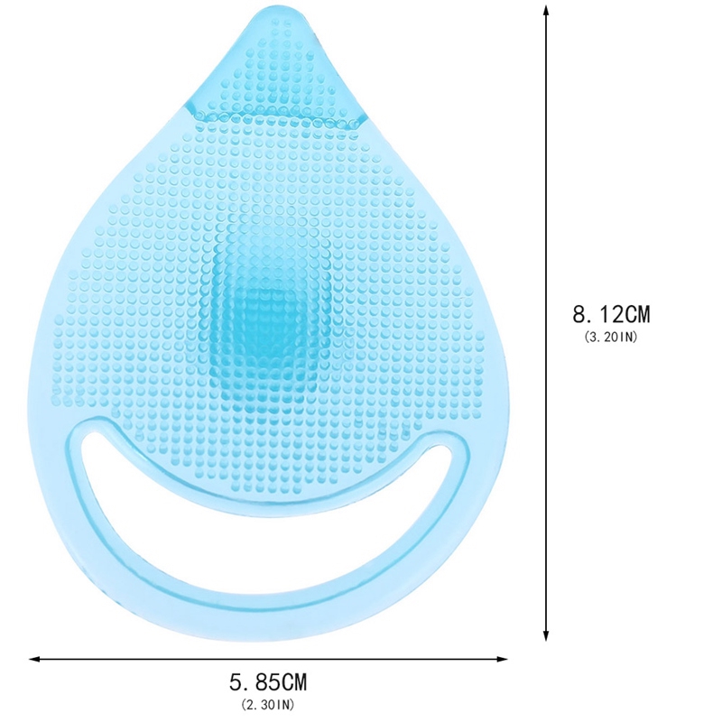 Cọ Rửa Mặt Tẩy Tế Bào Chết Bằng Silicone Tự Nhiên