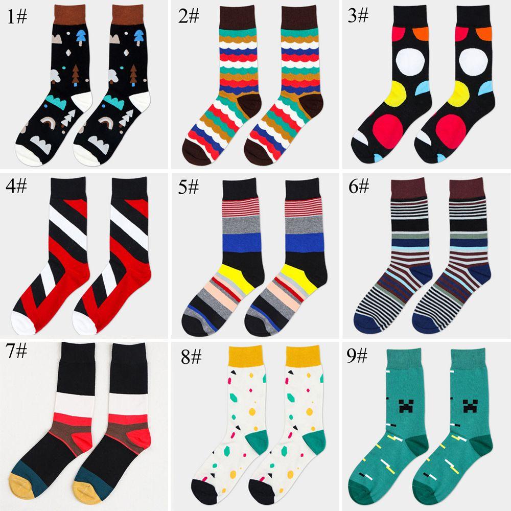 Vớ Cotton Mềm Họa Tiết Chấm Bi Thời Trang Cho Nam