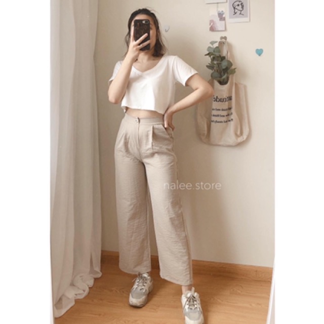 culottes đũi khuy chun sau | BigBuy360 - bigbuy360.vn