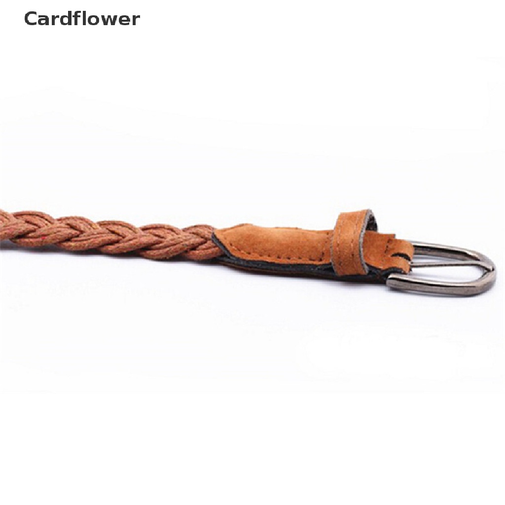 &lt; Cardflower &gt; Dây Thắt Lưng Bện Co Giãn Bản Rộng Thời Trang Cho Nữ