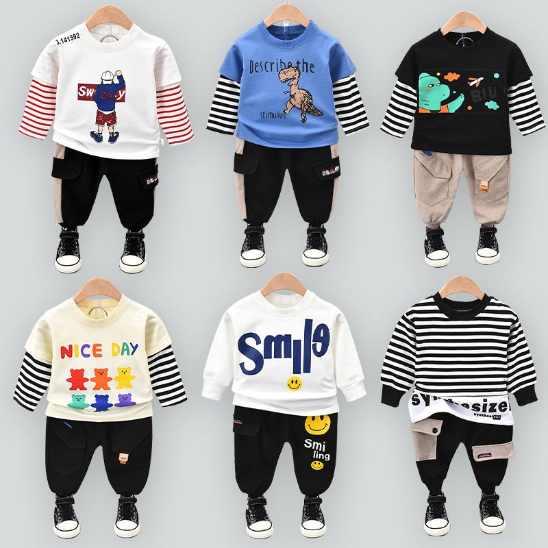 Bộ Quần Áo Sweater Thiết Kế Mới Thời Trang 2022 Dành Cho Bé Trai