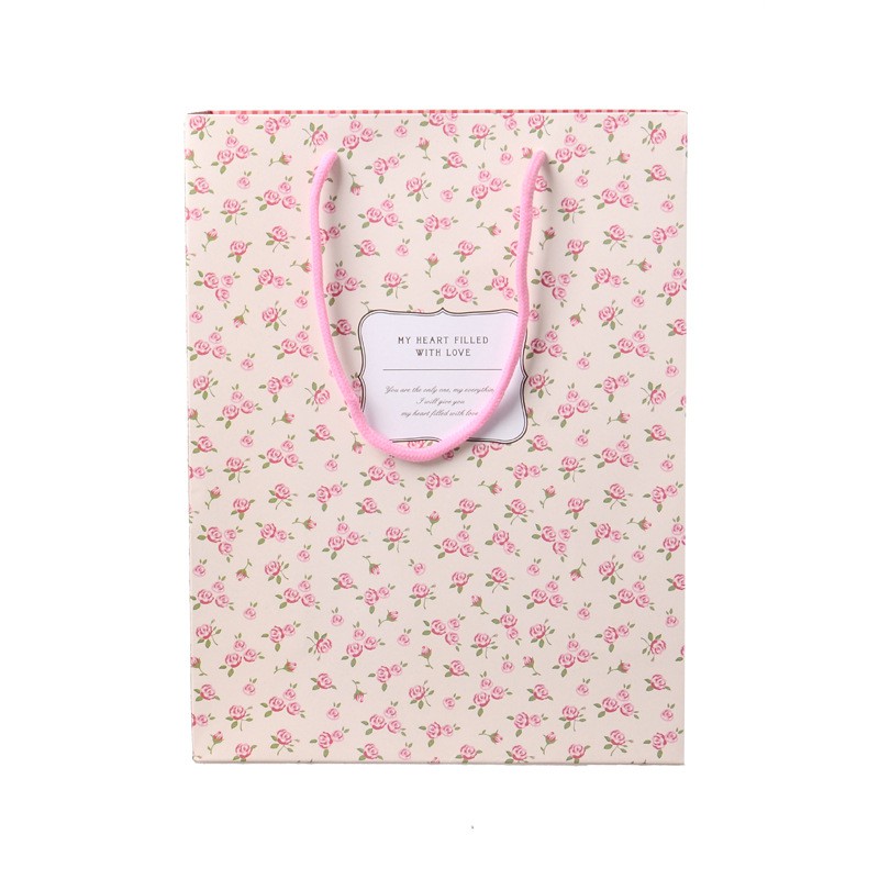 Túi quà giấy họa tiết hoa nhí floral tặng sinh nhật valentine giáng sinh phụ kiện quà tặng king9 | BigBuy360 - bigbuy360.vn
