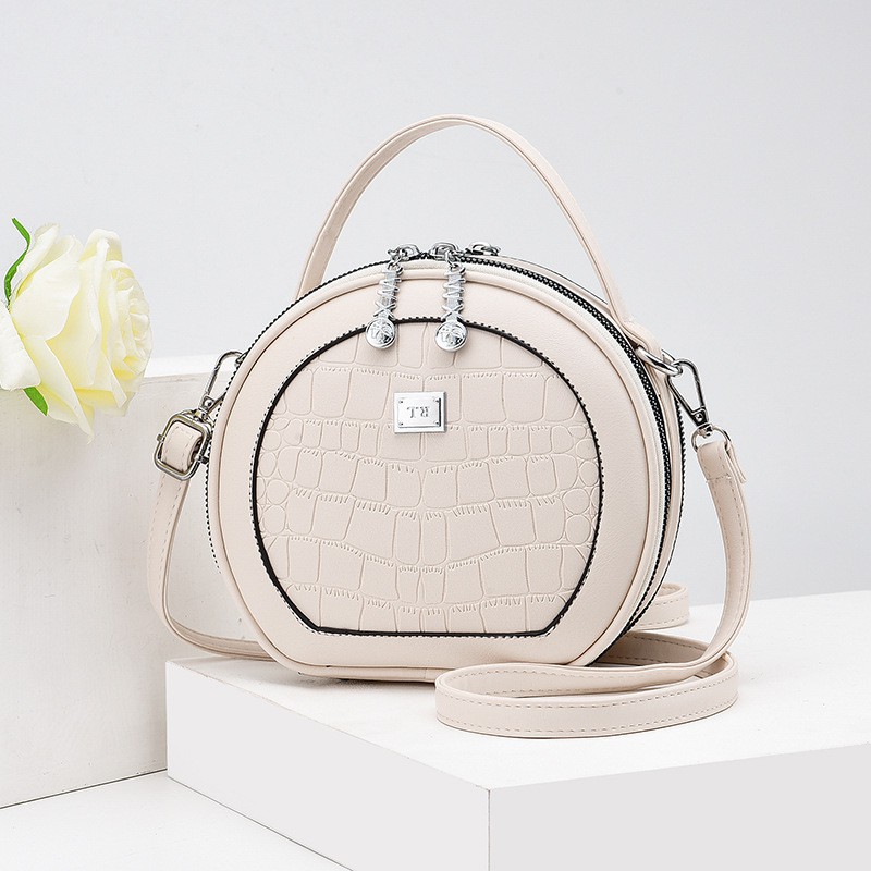 TÚI XÁCH ĐEO CHÉO HÌNH TRÒN NỮ CIRCLE CAO CẤP SIZE 19 CM THỜI TRANG PK 134