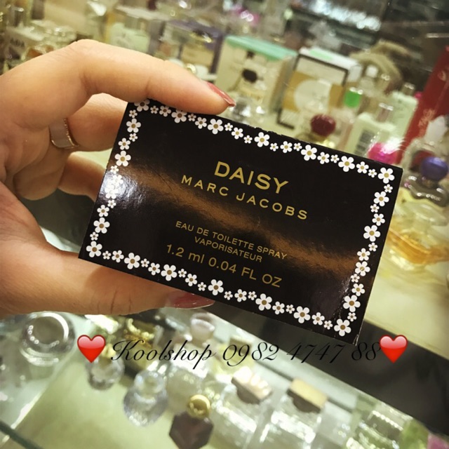 Vial 1.2ml nước hoa nữ Daisy Marc Jacobs Eau De Toilette Spray