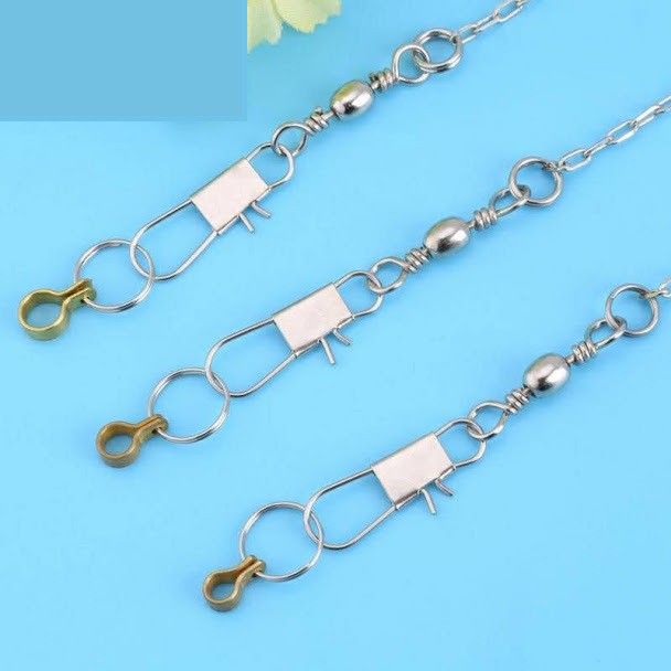 Vòng móc khóa chân chim vẹt inox