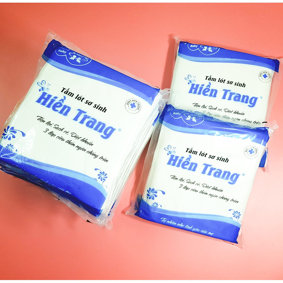 Bịch Miếng Lót Phân Xu Loại Hiền Trang Màu Trắng Cao Cấp ( Khoảng 23-27 Tờ)