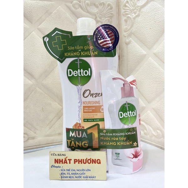 SỮA TẮM DETTOL KHÁNG KHUẨN DƯỠNG THỂ- CHAI 950g NHIỀU HƯƠNG