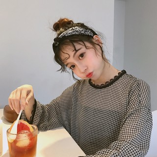 Áo sơ mi kẻ phong cách Hàn Quốc