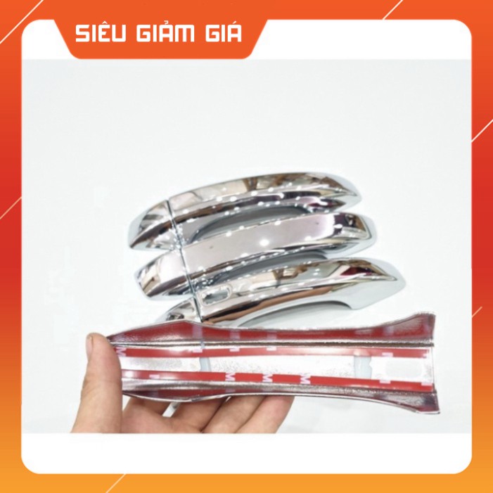 MG HS - Bộ sản phẩm ốp hõm cửa và ốp tay cầm cửa xe mạ Crom HÀNG CAO CẤP