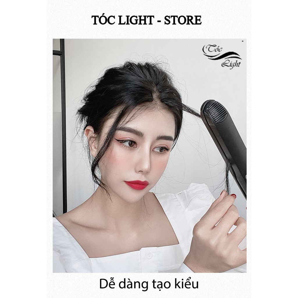 Tóc giả kẹp mái dài Xoăn tự nhiên ⚡𝐇𝐀̀𝐍𝐆 𝐂𝐀𝐎 𝐂𝐀̂́𝐏⚡ Tóc kẹp mái dài - Phong cách Hàn Quốc