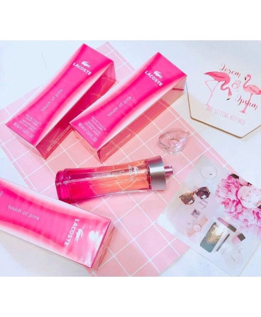 Chính hãng_Nước hoa Lacoste Touch of Pink for Women EDT 90ml