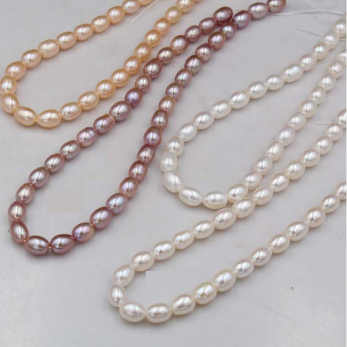 Dây nguyên liệu hạt giọt nước size 7-8mm độ sáng 3A