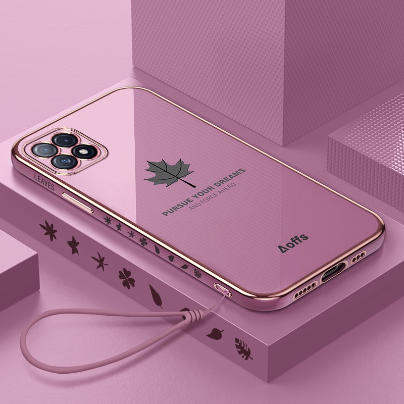 Ốp Điện Thoại Mềm Họa Tiết Lá Phong Cho OPPO A72 5G 4G