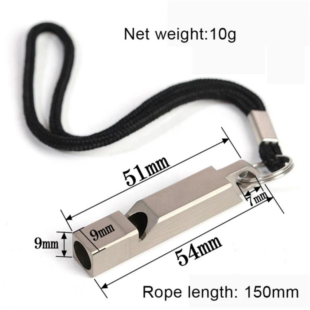 Còi Thổi Đi Câu Cá &amp; Cắm Trại Bằng Titan TAYLOR1