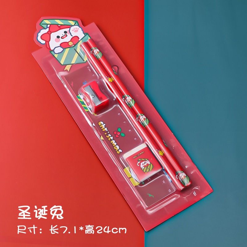 Set 5 Bút Chì Vẽ Phác Thảo Giáng Sinh Dành Cho Trẻ Mẫu Giáo