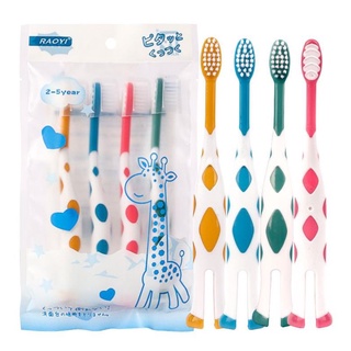 [XẢ KHO] [HOT]  Set 4 bàn chải cho bé