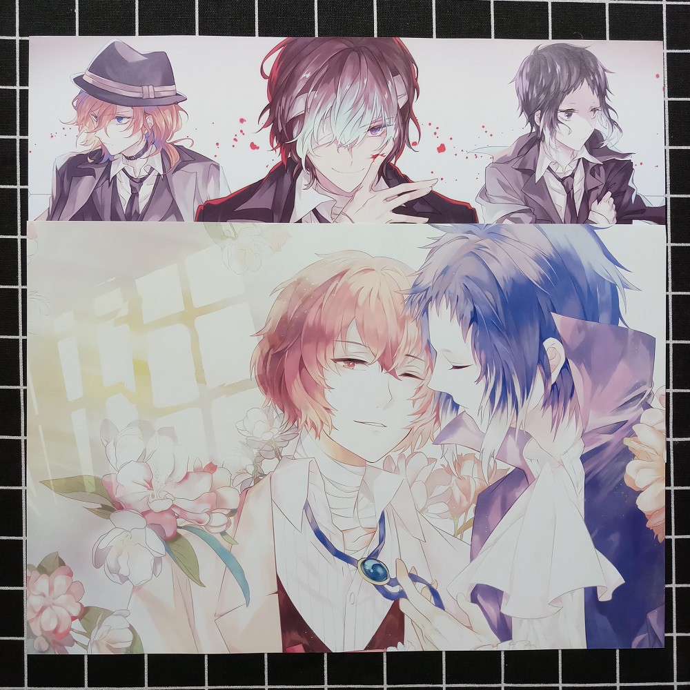 Poster Anime Bungou Stray Dogs (8 Tờ)